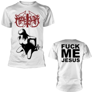 Marduk "Fuck me Jesus" (white) - XL