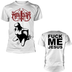 Marduk "Fuck me Jesus" (white) - L