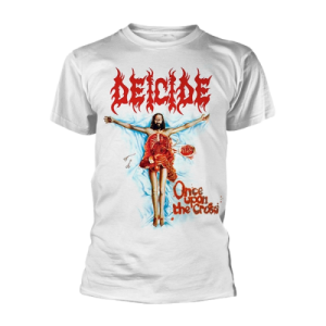 Deicide "Once Upon The Cross" (white) - M 